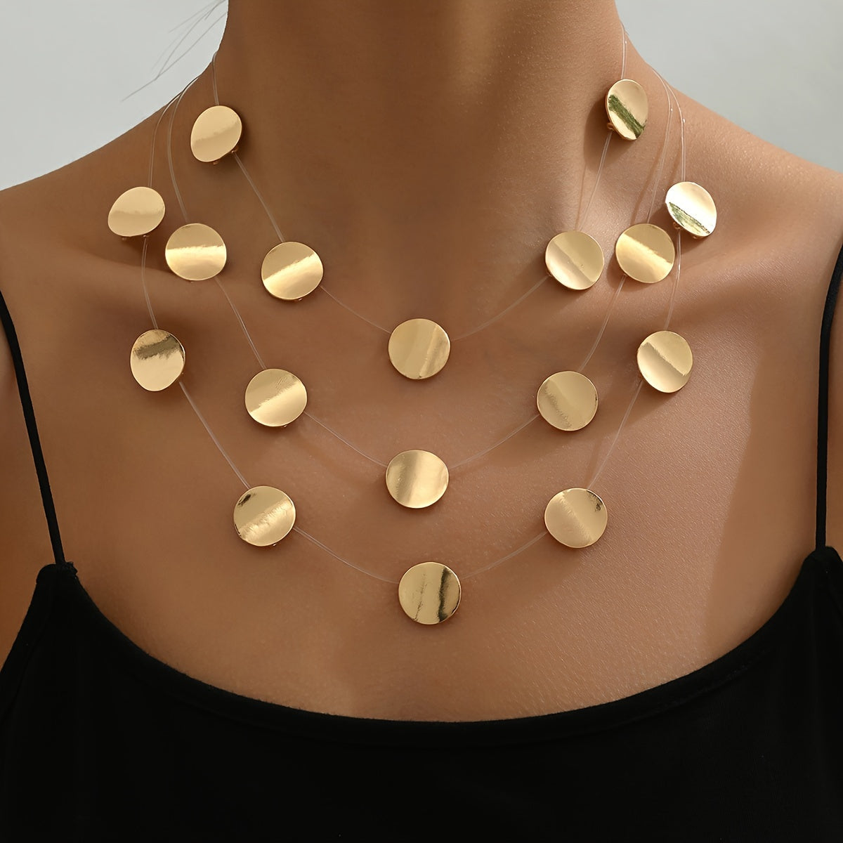Collier géométrique circulaire - Topdecheztop.fr