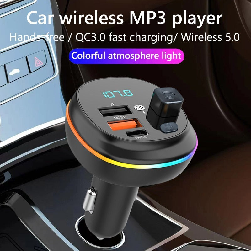 Transmetteur FM de voiture Bluetooth de voiture - Topdecheztop.fr