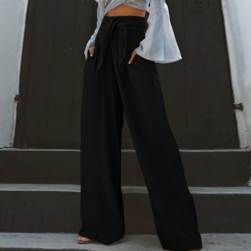 Pantalon décontracté ample grande taille style rétro - Topdecheztop.fr