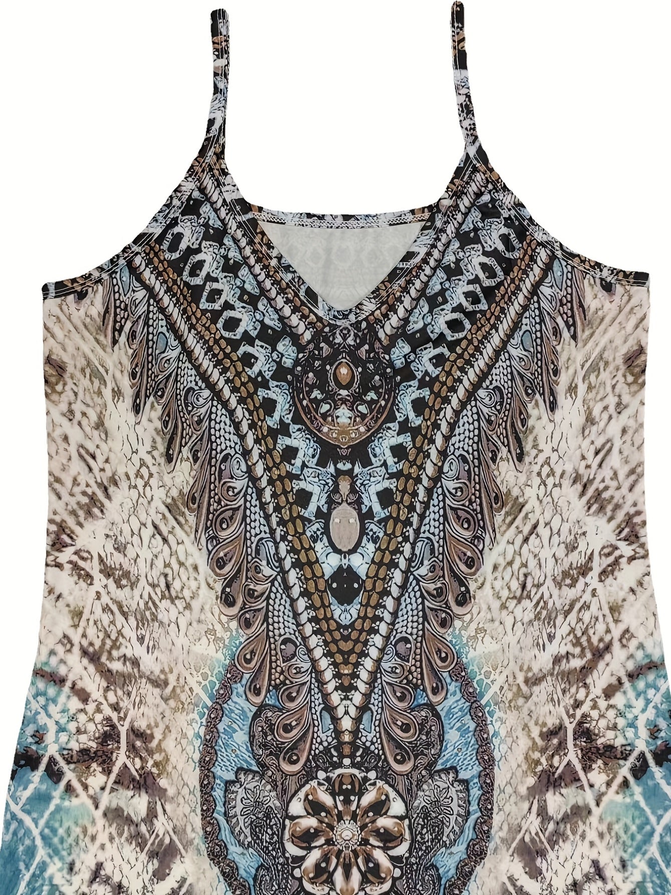 Robe à imprimé graphique - Topdecheztop.fr