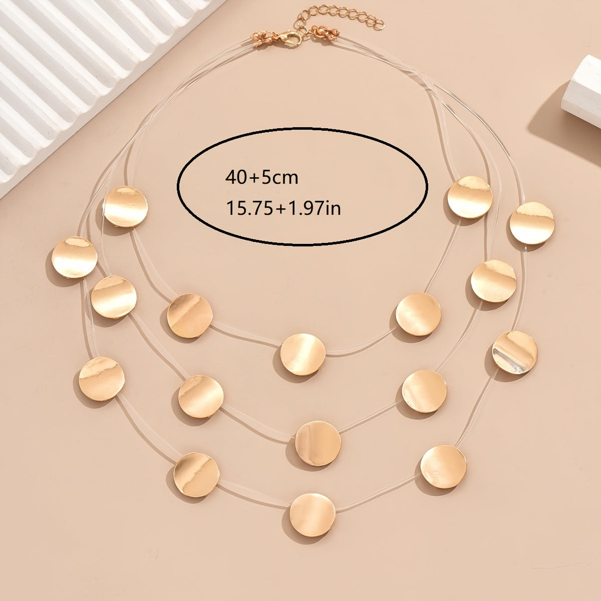 Collier géométrique circulaire - Topdecheztop.fr