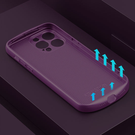 Coque en verre trempé avec pendentif papillon en cristal violet pour iPhone - Topdecheztop.fr