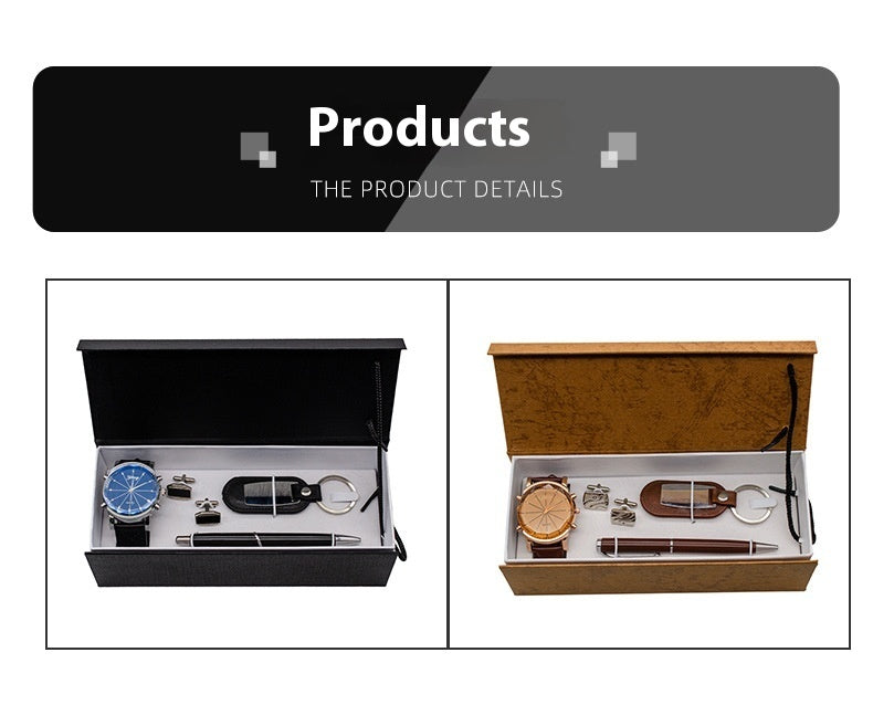 Coffret cadeau quatre pièces pour homme - Topdecheztop.fr