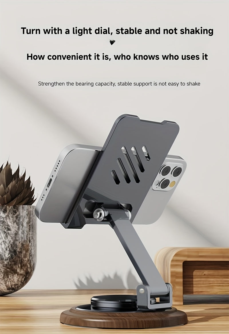 Support de téléphone portable pliable en bois