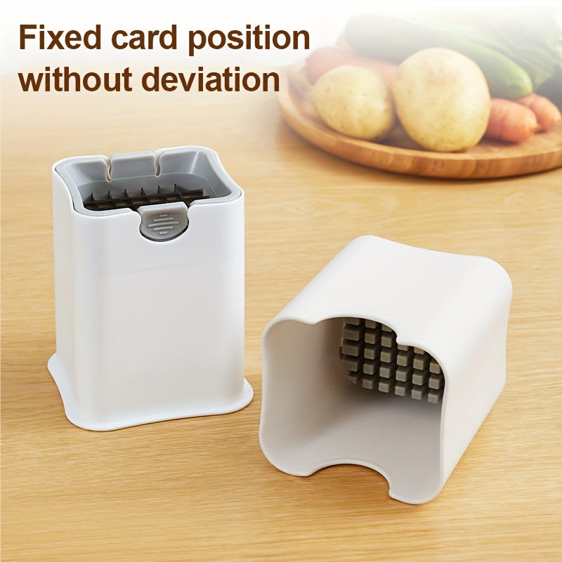 Trancheuse à pommes de terre et coupe-frites en acier inoxydable 49 grilles