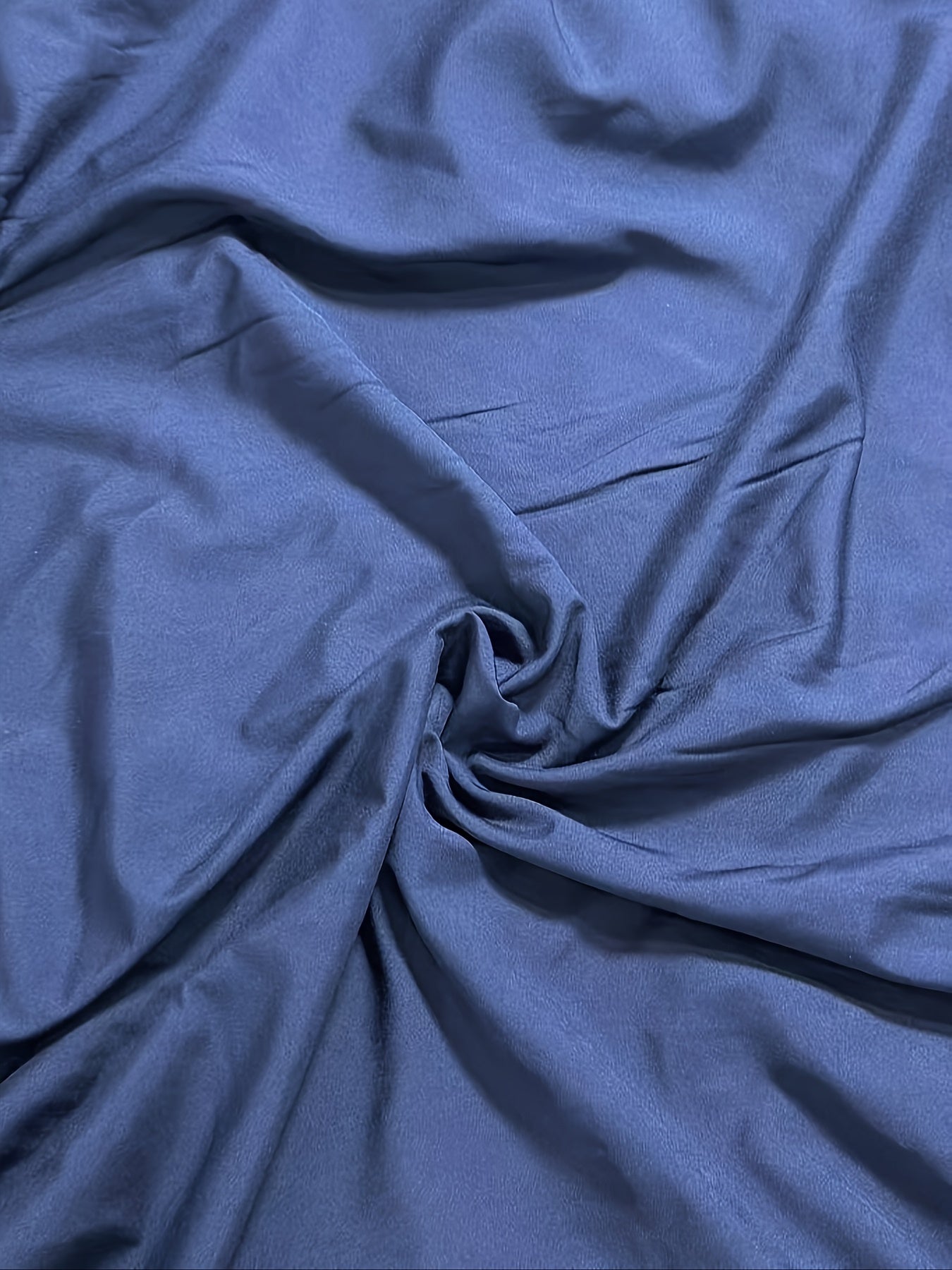 Plus Size Elegant Solid Color Maxi Skirt with Asymmetrical Hem and Belt - Casual Long Skirt with Pockets, Non-Stretch Polyester, Machine Washable - Navy Blue, Perfect for Spring/Summer/Fall, Plus Size Skirts - Topdecheztop.fr