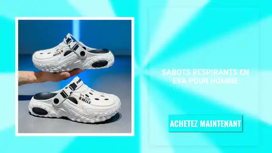 Sabots respirants en EVA pour homme by@Outfy