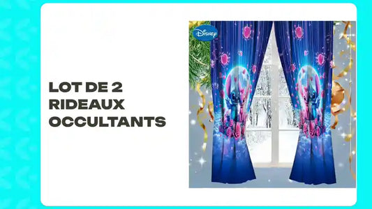 Lot de 2 rideaux occultants by@Outfy