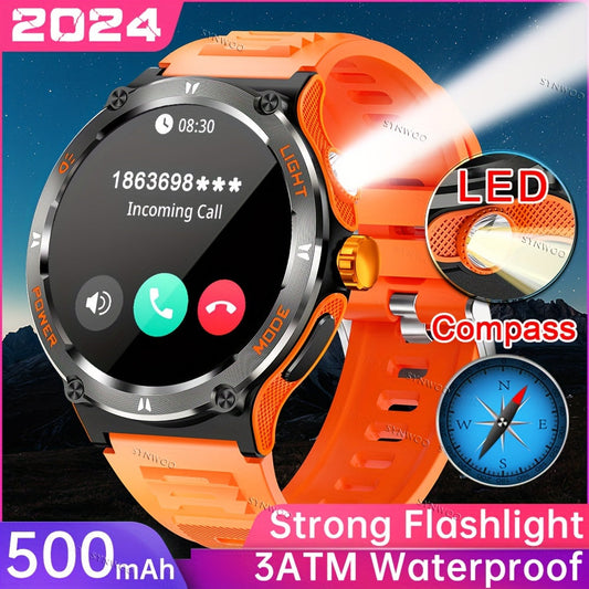 Montre connectée puissante avec lampe torche - Topdecheztop.fr
