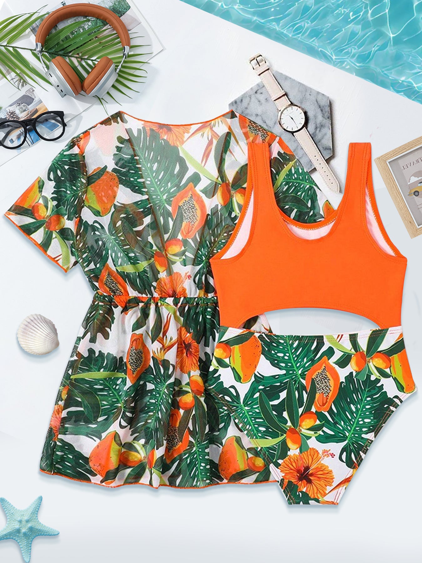 Ensemble de maillot de bain pour filles