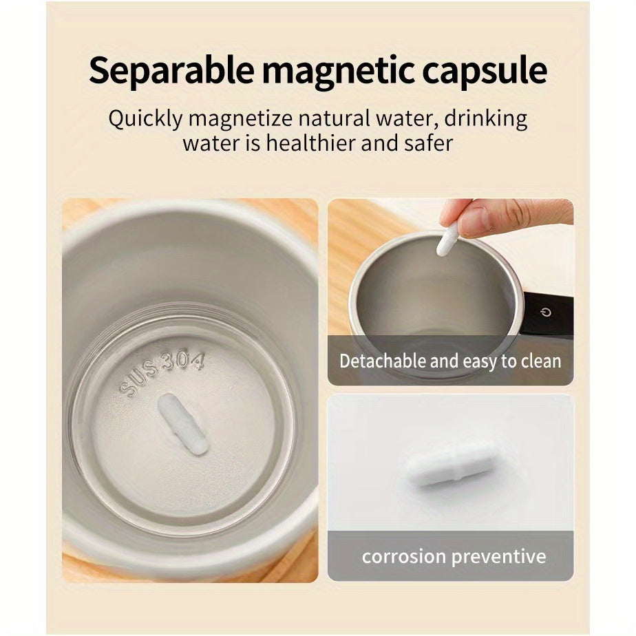 Mug électrique à affichage numérique LED de la température, grande capacité, rechargeable et portable