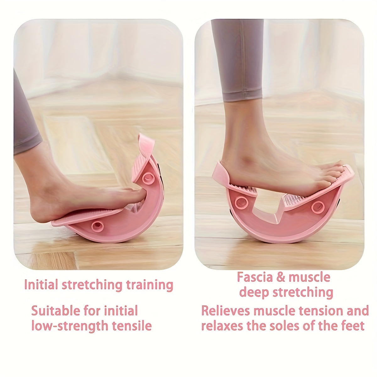 2 planches d'étirement professionnelles pour les jambes et les chevilles, appareils de tonification musculaire