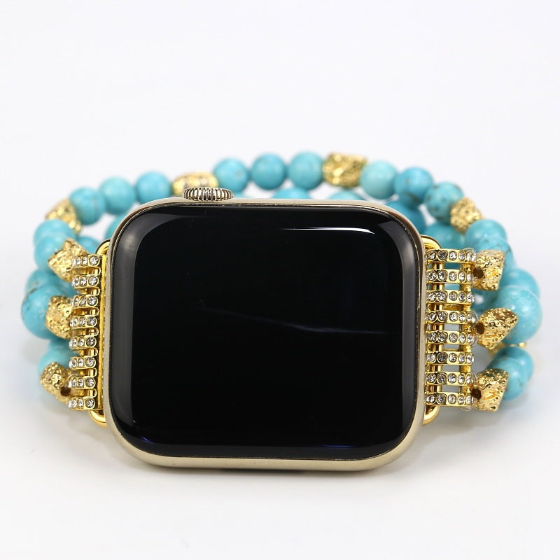 Bracelet de montre connectée à boucle élastique multi-couches