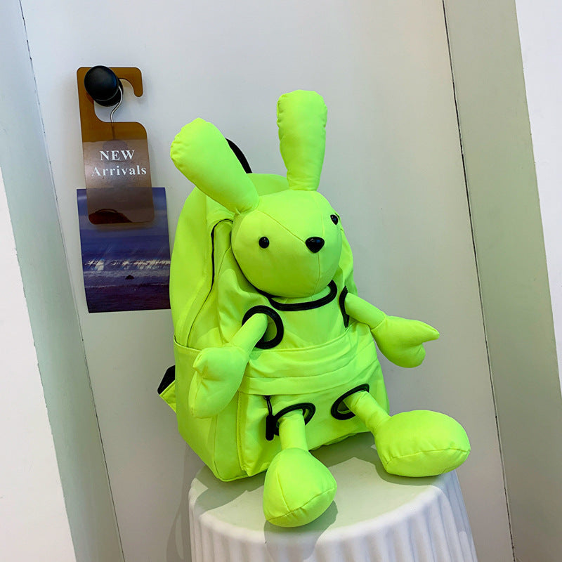 Sac à dos  poupée tendance et cool avec motif lapin