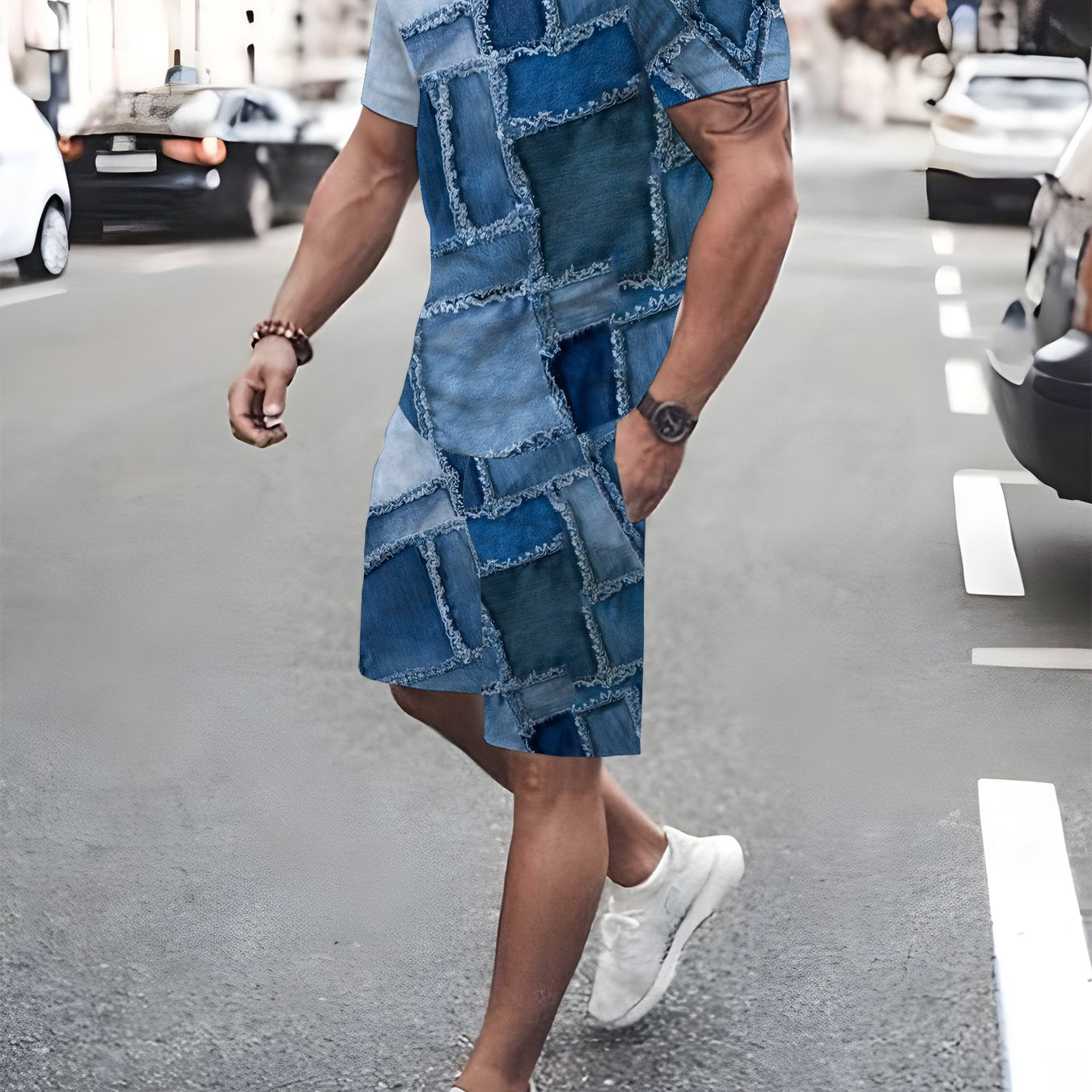 Ensemble homme à manches courtes