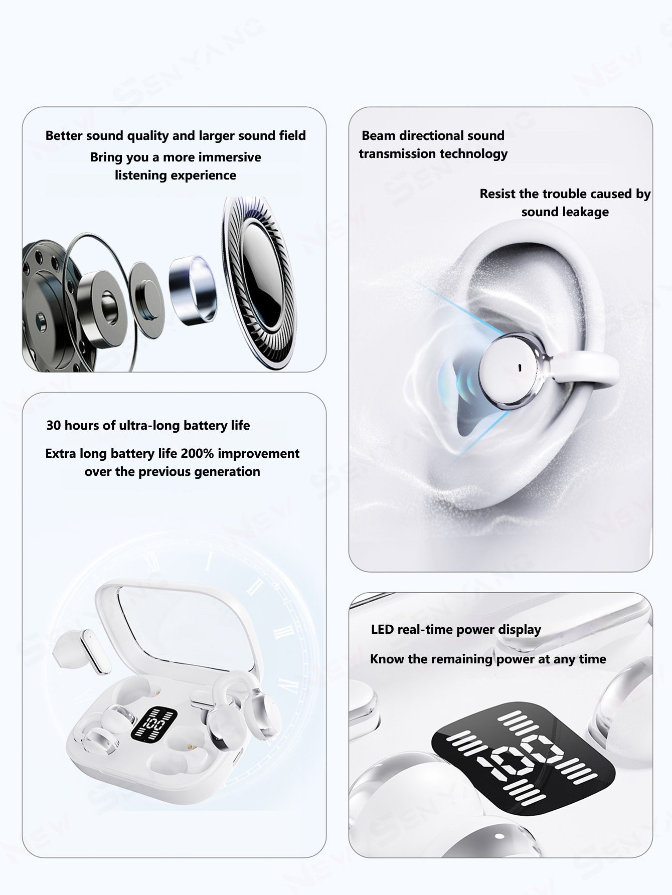 Découvrez les nouveaux Senyang 2026 : des écouteurs intra-auriculaires