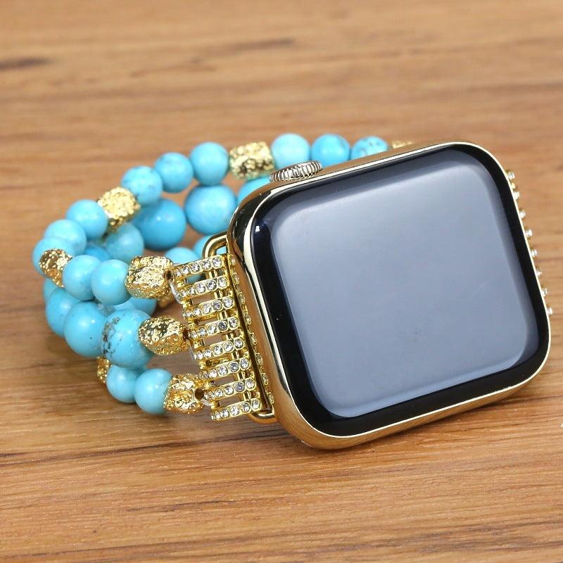 Bracelet de montre connectée à boucle élastique multi-couches
