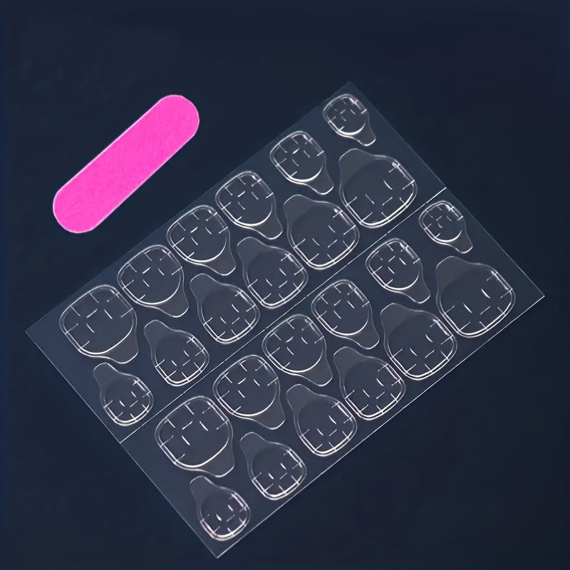 Kit de 24 faux ongles à coller