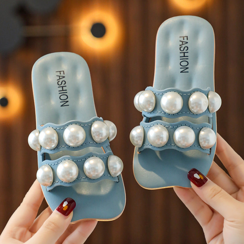 Sandales à perles personnalisées pour filles