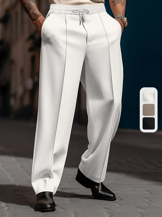 Pantalon homme ample décontracté coupe droite simple confortable - Topdecheztop.fr