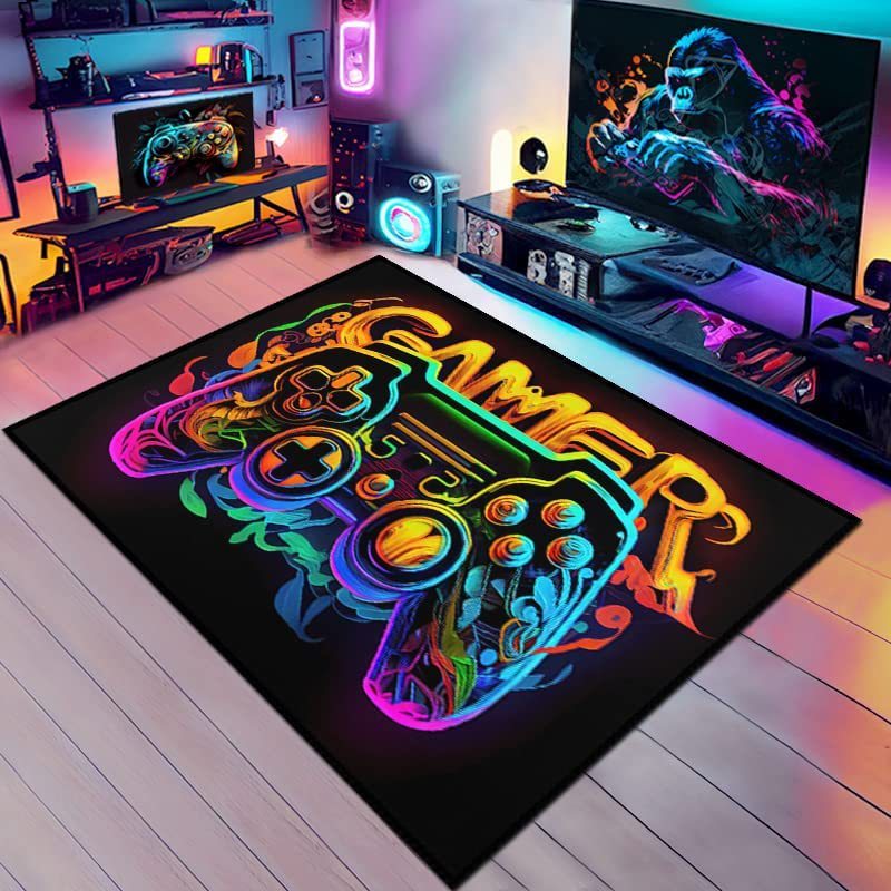 Tapis de jeu e-sport pour chambre de garçon