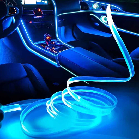 Nouvelles lumières d'ambiance LED RGB 2025 pour voiture avec synchronisation musicale par application