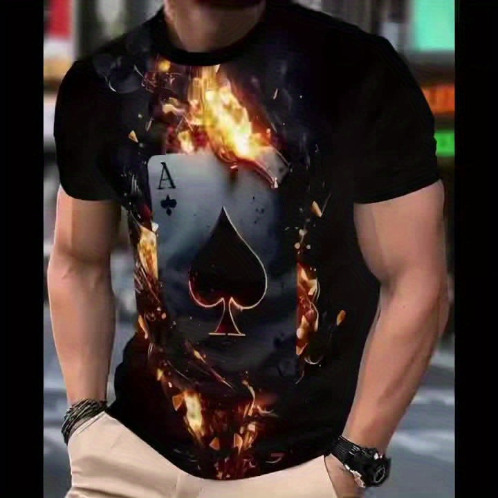 T-shirt graphique As de Pique pour homme