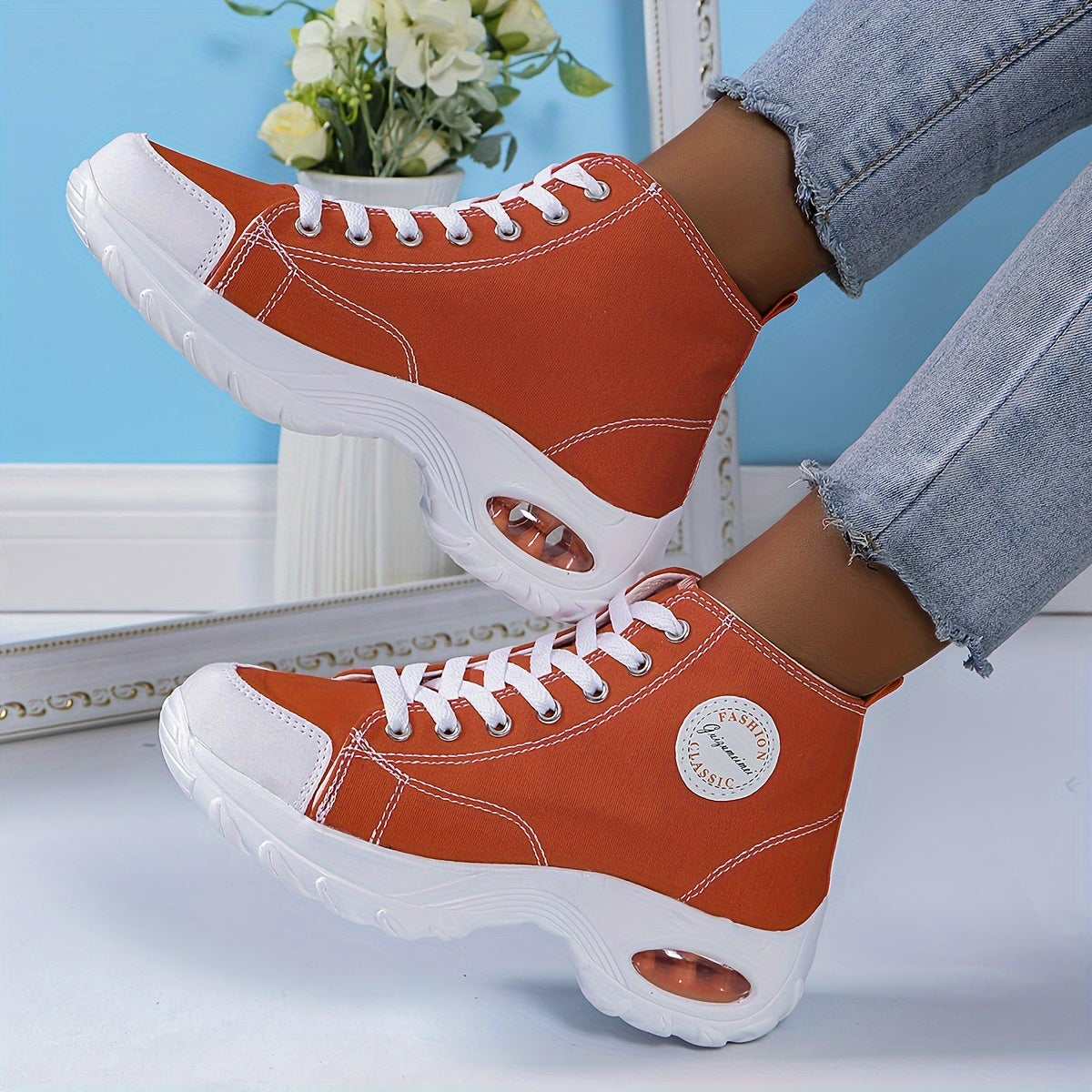 Chaussures femme avec  coussin d'air