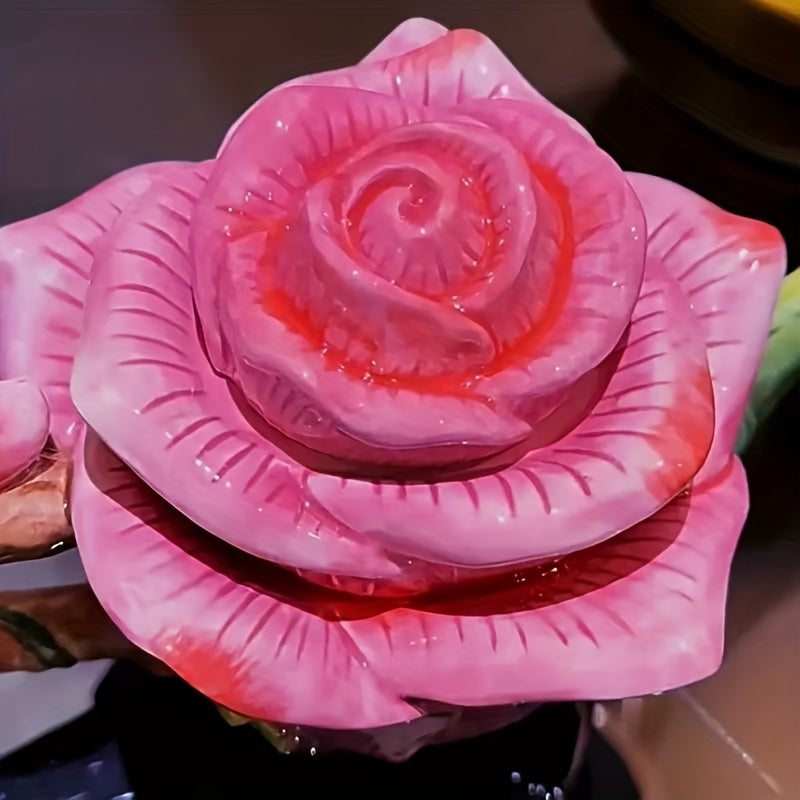 Service à thé en céramique peinte à la main