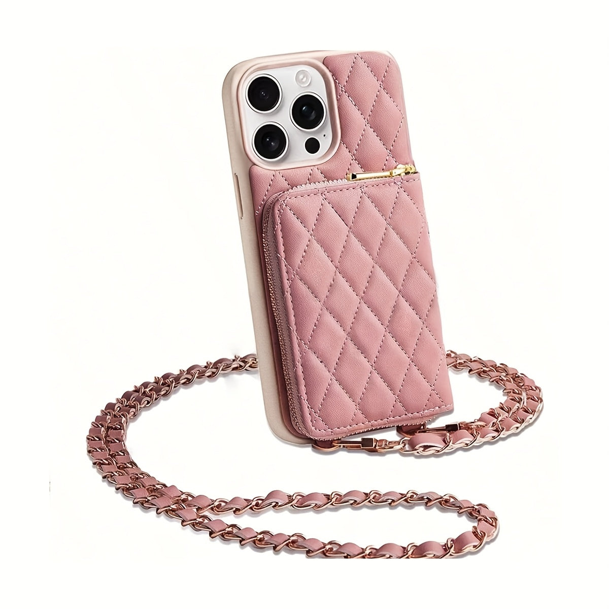 Etui de protection pour téléphone avec fermeture éclair en similicuir microfibre, IPHONE,SAMSUNG