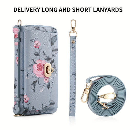 Étui pour téléphone portable à motif floral, UNIVERSELLE - Topdecheztop.fr