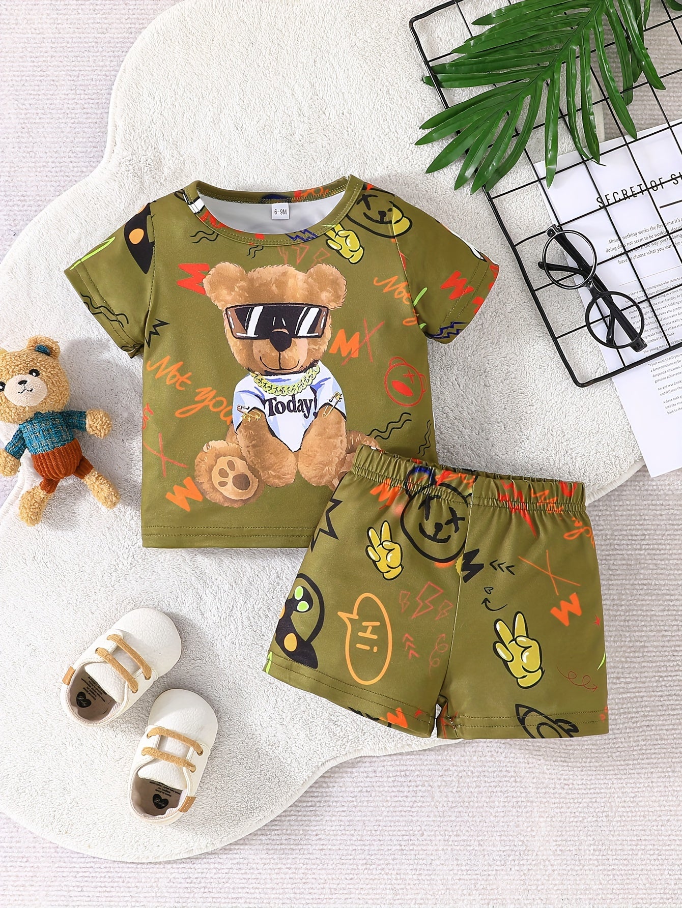 Ensemble 2 pièces d'été pour bébé et tout-petit - Topdecheztop.fr