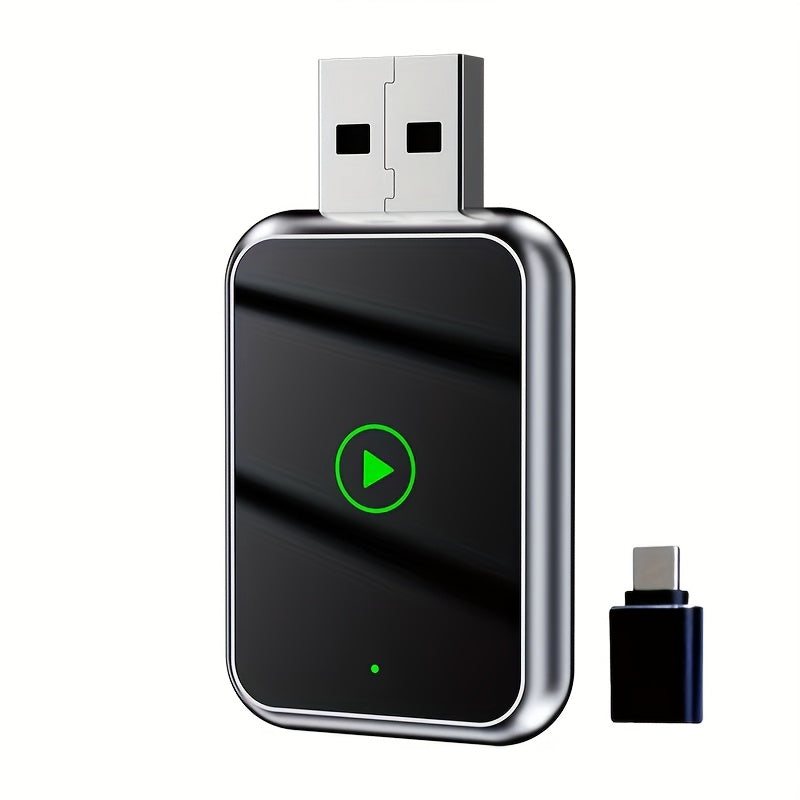 Adaptateur CarPlay sans fil 2 en 1, interface USB - Topdecheztop.fr