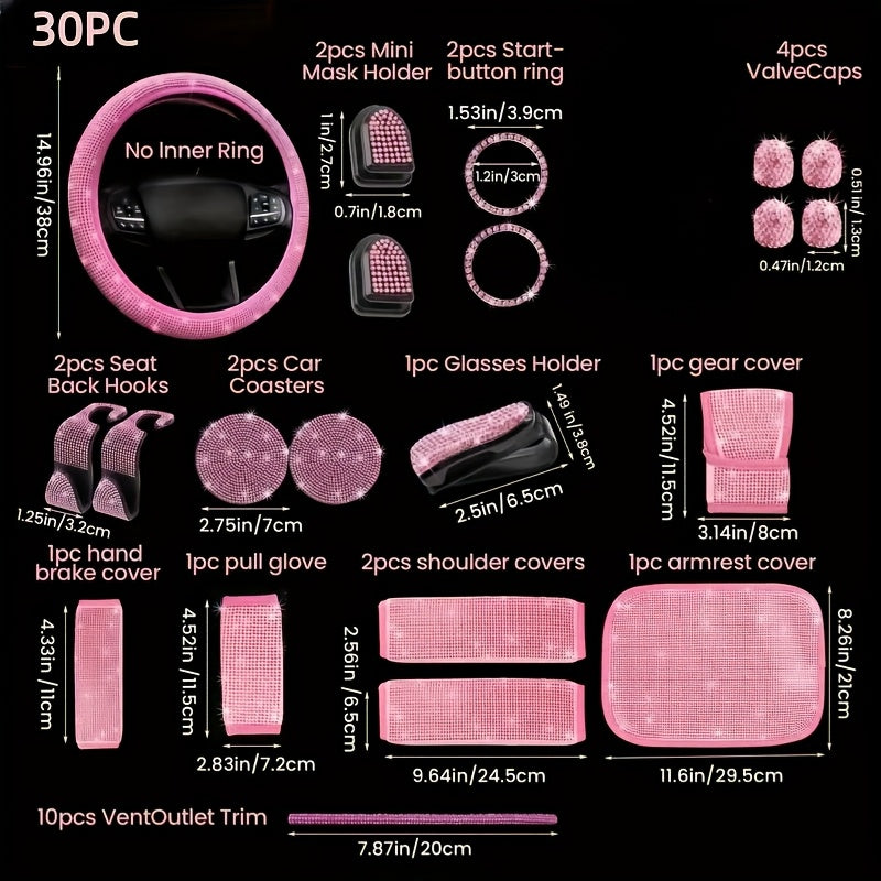 Accessoires auto - Ensemble de 30 pcs