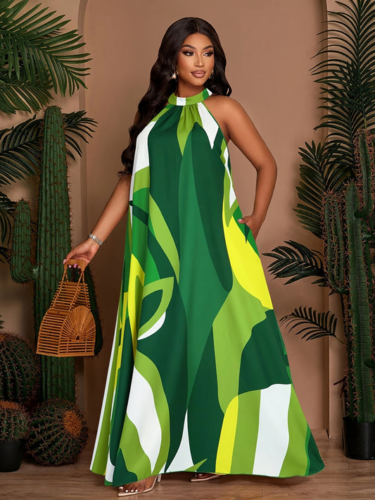 Robe longue de plage pensée pour les femmes grandes tailles