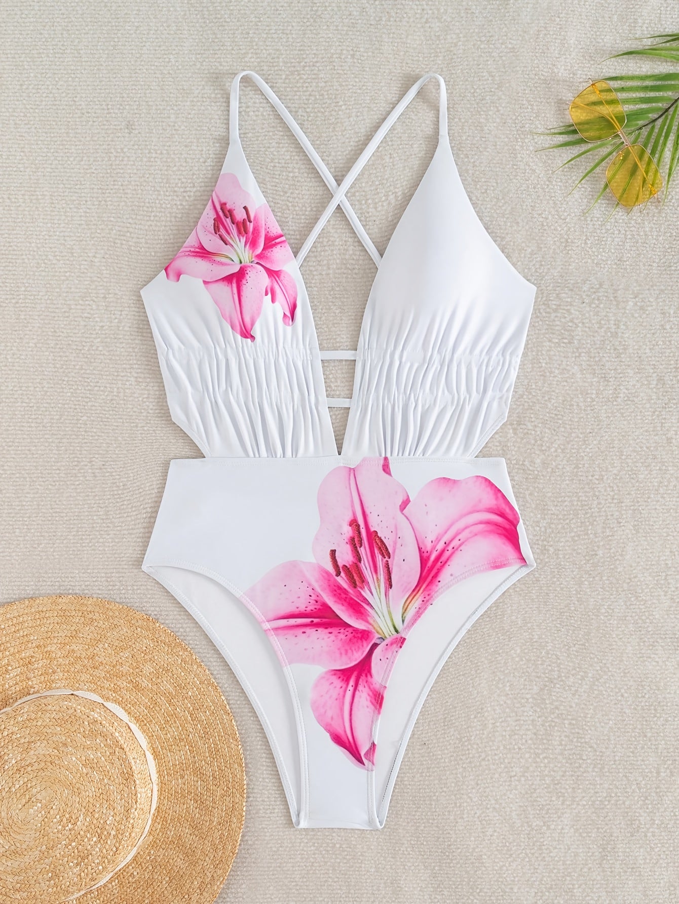 Maillot de bain une pièce imprimé pour femme