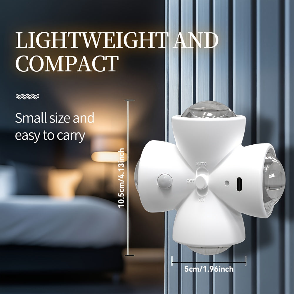 Veilleuses LED intelligentes à détecteur de mouvement USB