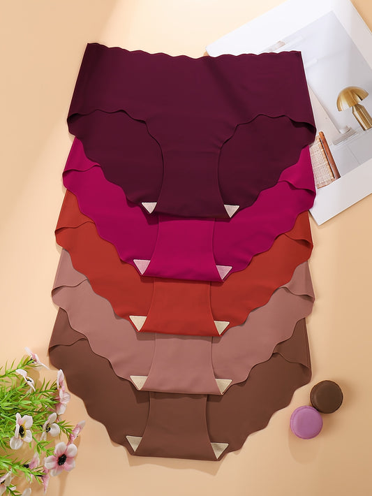 Lot de 5 sous-vêtements féminins Melard Style, confortables, sans coutures