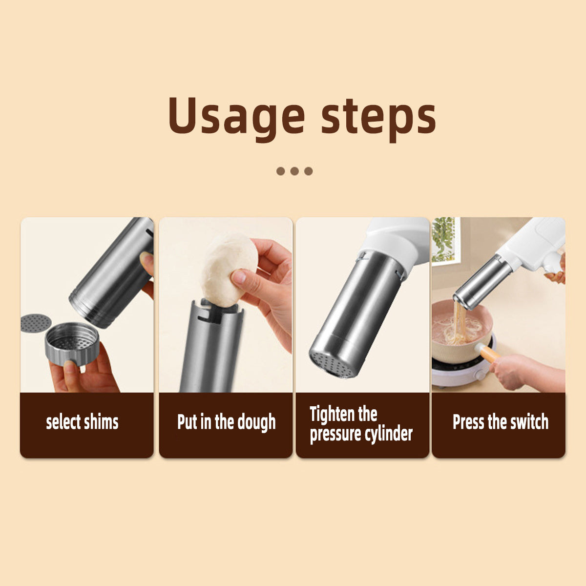 Une machine à pâtes électrique