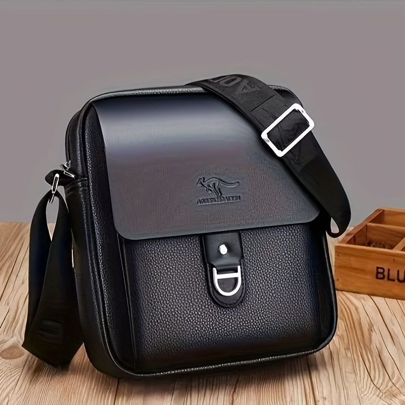 Sac à bandoulière décontracté en cuir PU pour homme, 1 pièce - Topdecheztop.fr