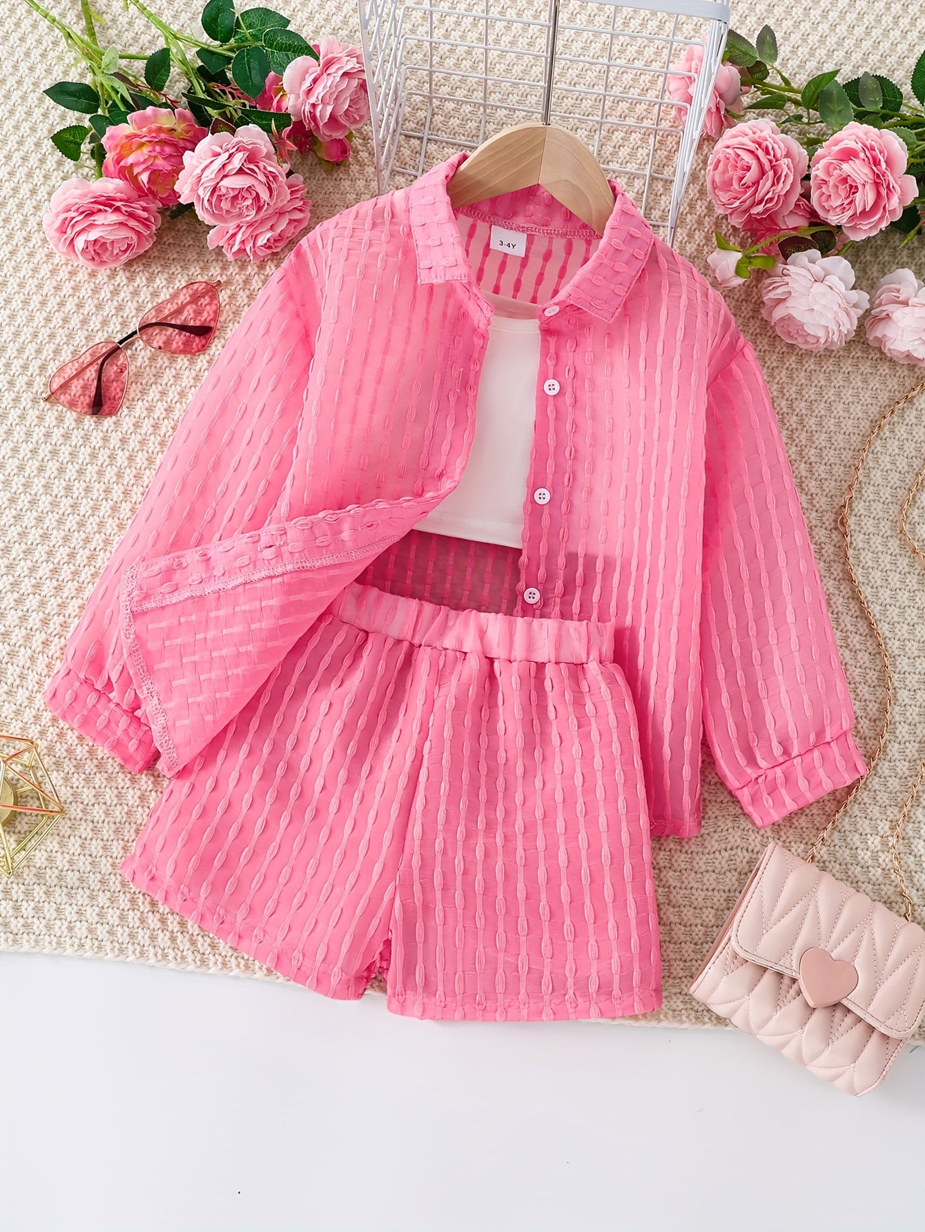 Ensemble trois pièces pour fille - Topdecheztop.fr