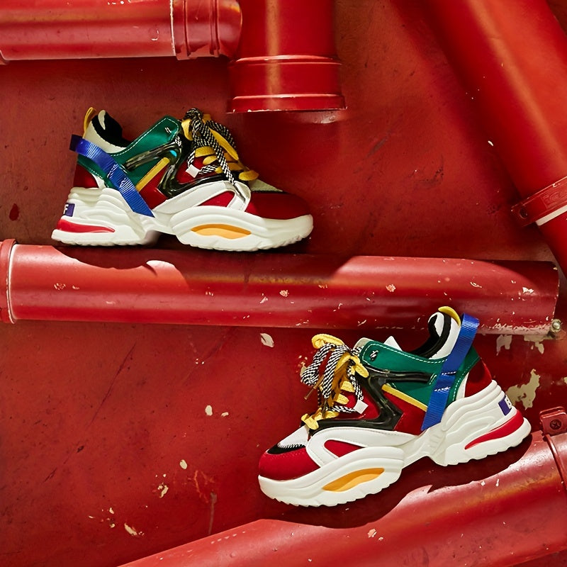 Baskets montantes tendance pour hommes - Chaussures décontractées polyvalentes