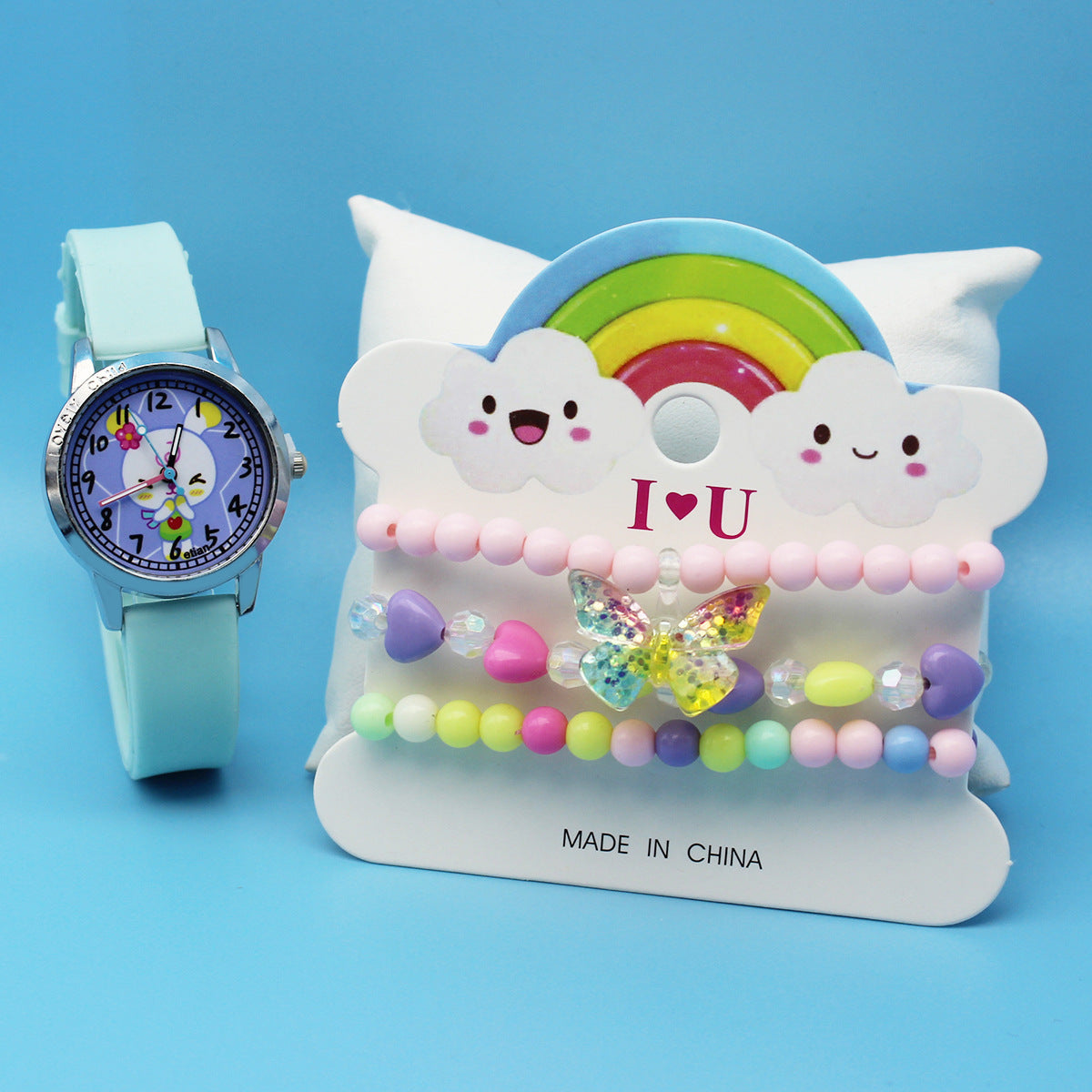 Ensemble de montre de dessin animé mignon pour enfants 3