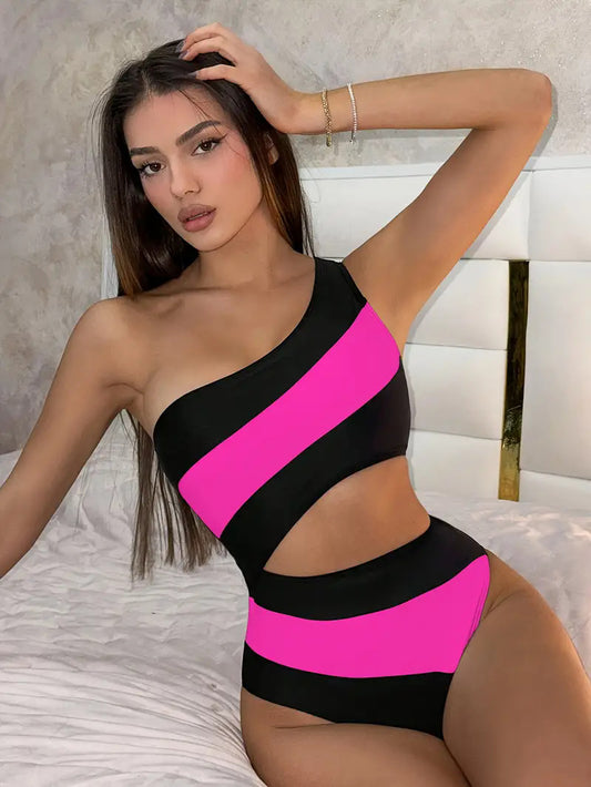 Nouveau maillot de bain bikini une pièce tendance