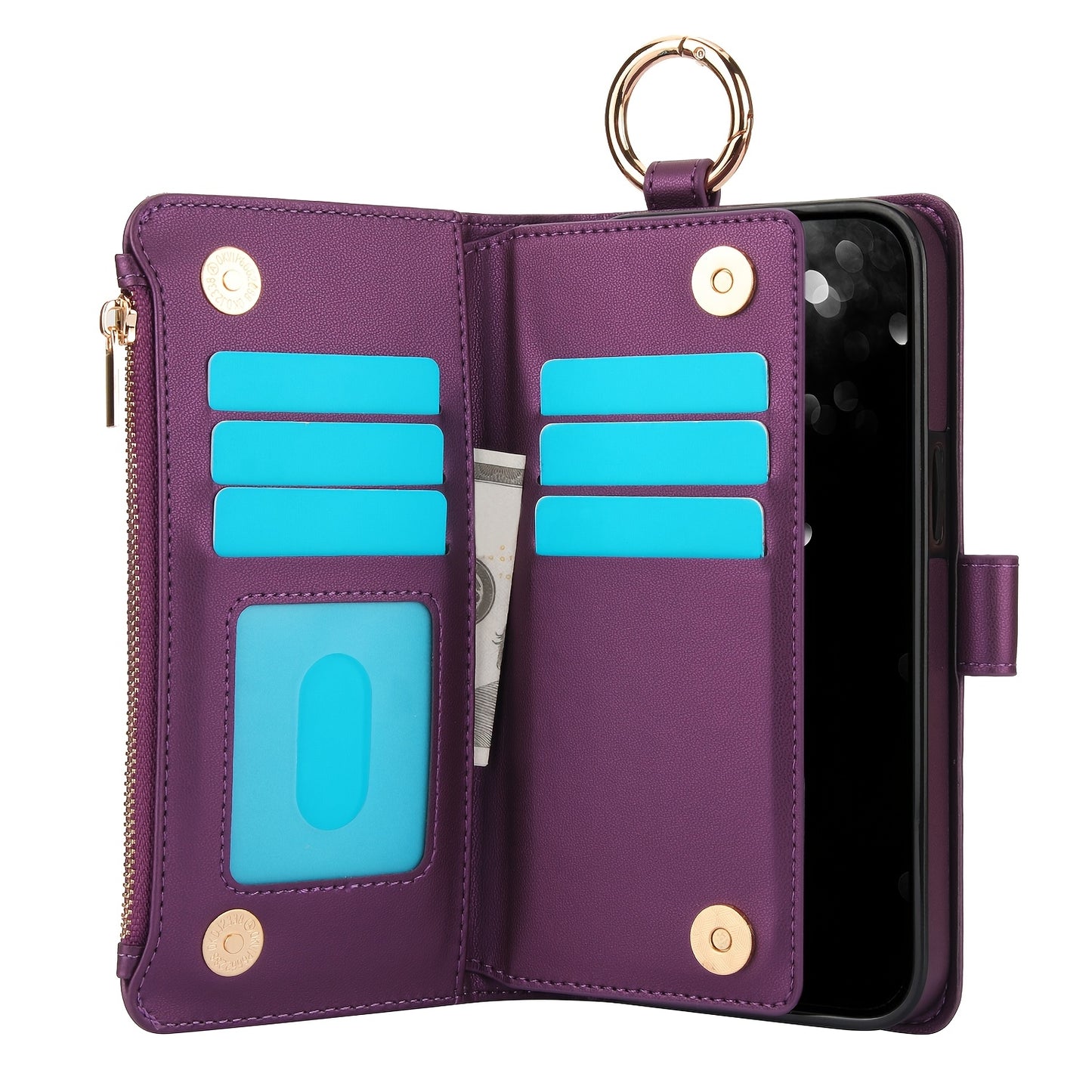 Étui portefeuille bandoulière pour Samsung Galaxy