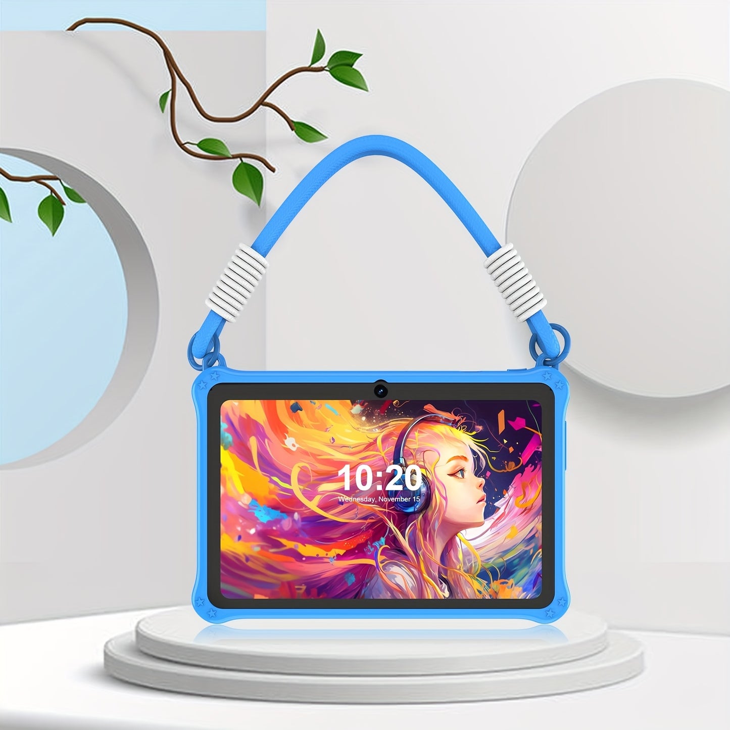 Tablette Android 13 pour enfants, 7 pouces, avec étui de protection