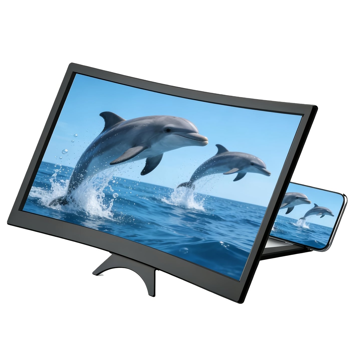 Loupe d'écran incurvée en acrylique haute définition pour smartphone