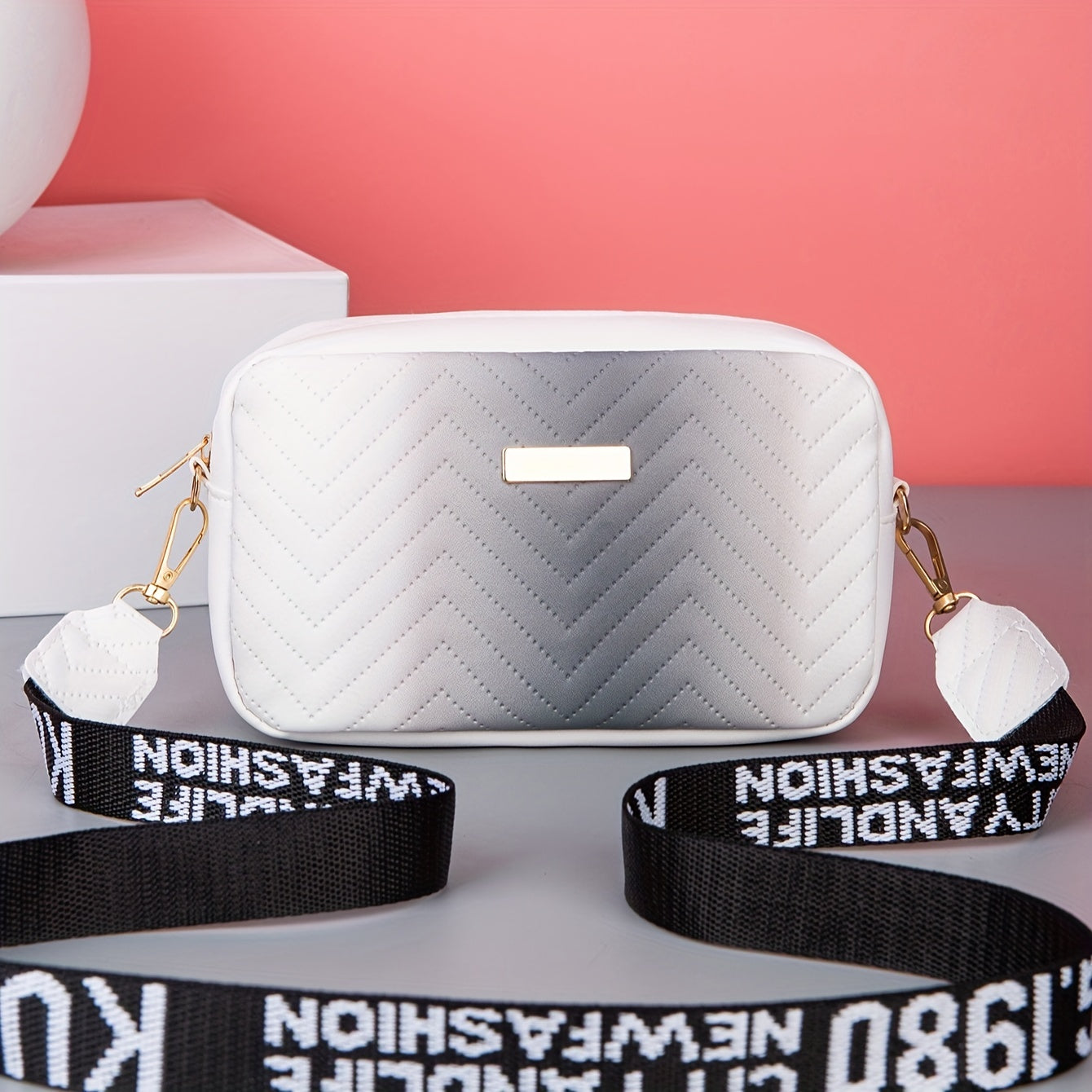 Sac bandoulière matelassé dégradé tendance - Topdecheztop.fr