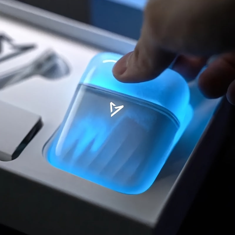 Casque gaming LIVP Flowing Color, fusionnant un noir profond phosphorescent et un blanc éclatant pour un effet dégradé unique