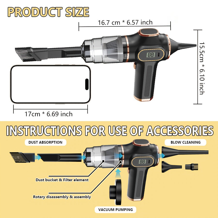 Aspirateur multifonctionnel 2 en 1 (souffleur et aspirateur)